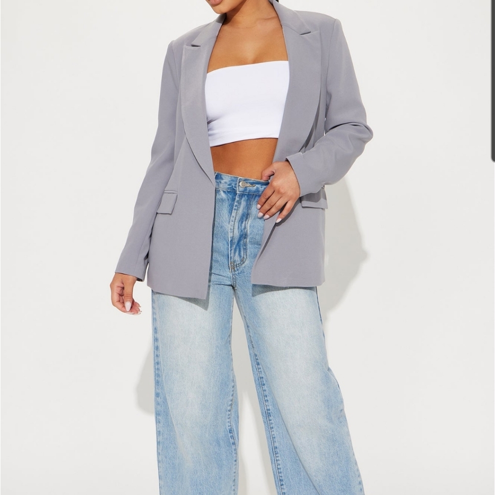 Size M Grey Blazer
